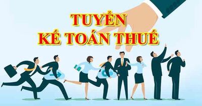 Tuyển Kế Toán Thuế Đi Làm Ngay