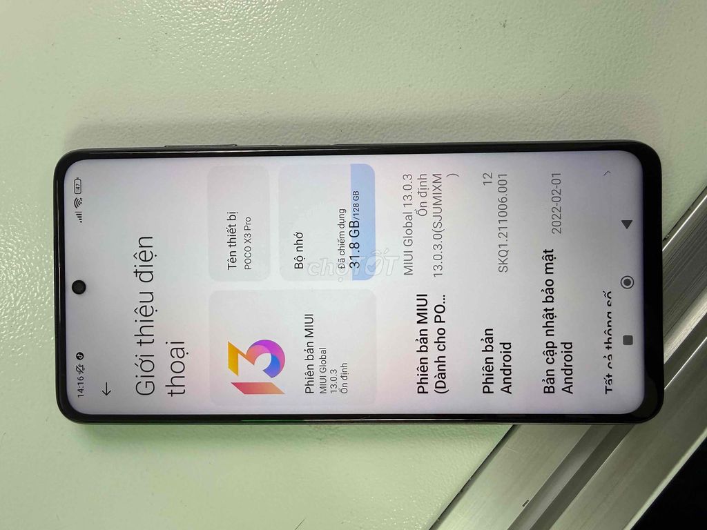 Xiaomi Poco X3 Pro 128GB Đen. Mua bán Điện thoại tại Huyện Hòa Vang Đà Nẵng được đăng bởi đức hình 1