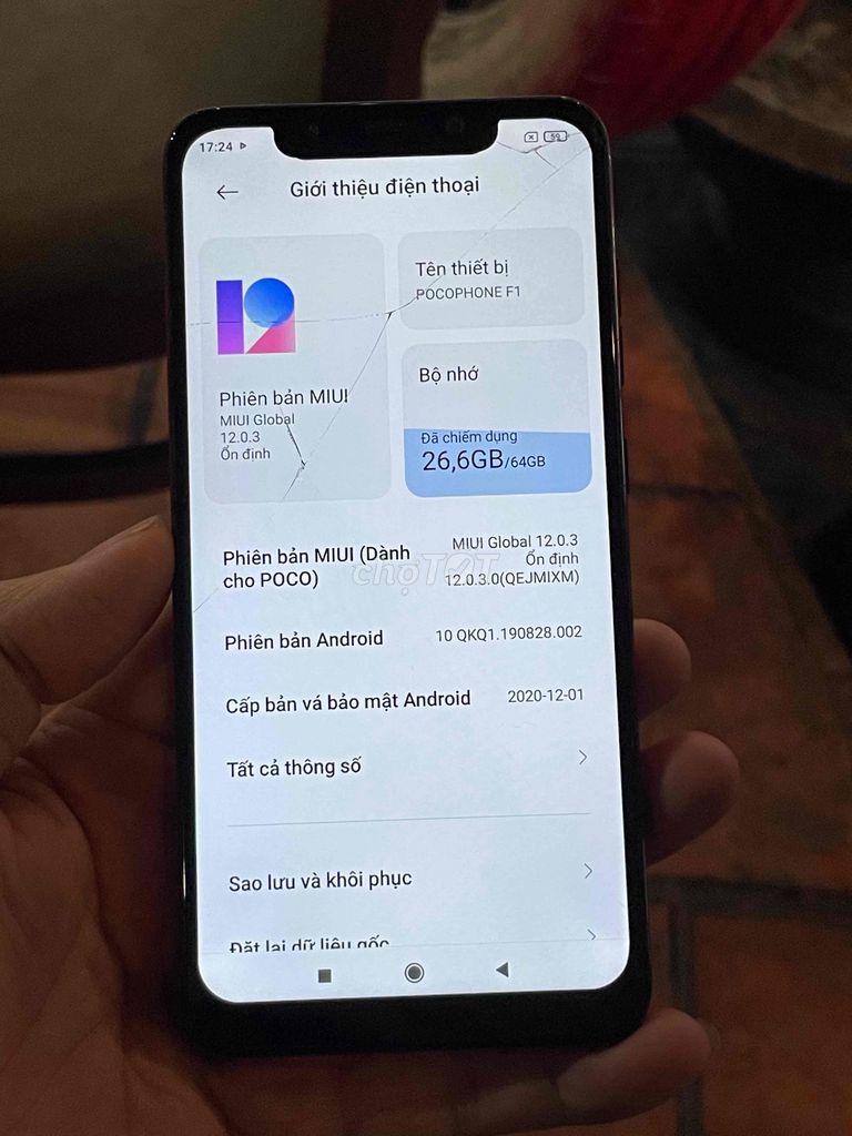 Xiaomi PocoPhone F1 6GB/64GB Đỏ. Mua bán Điện thoại tại Thành phố Biên Hòa Đồng Nai được đăng bởi Hùng Lê hình 1