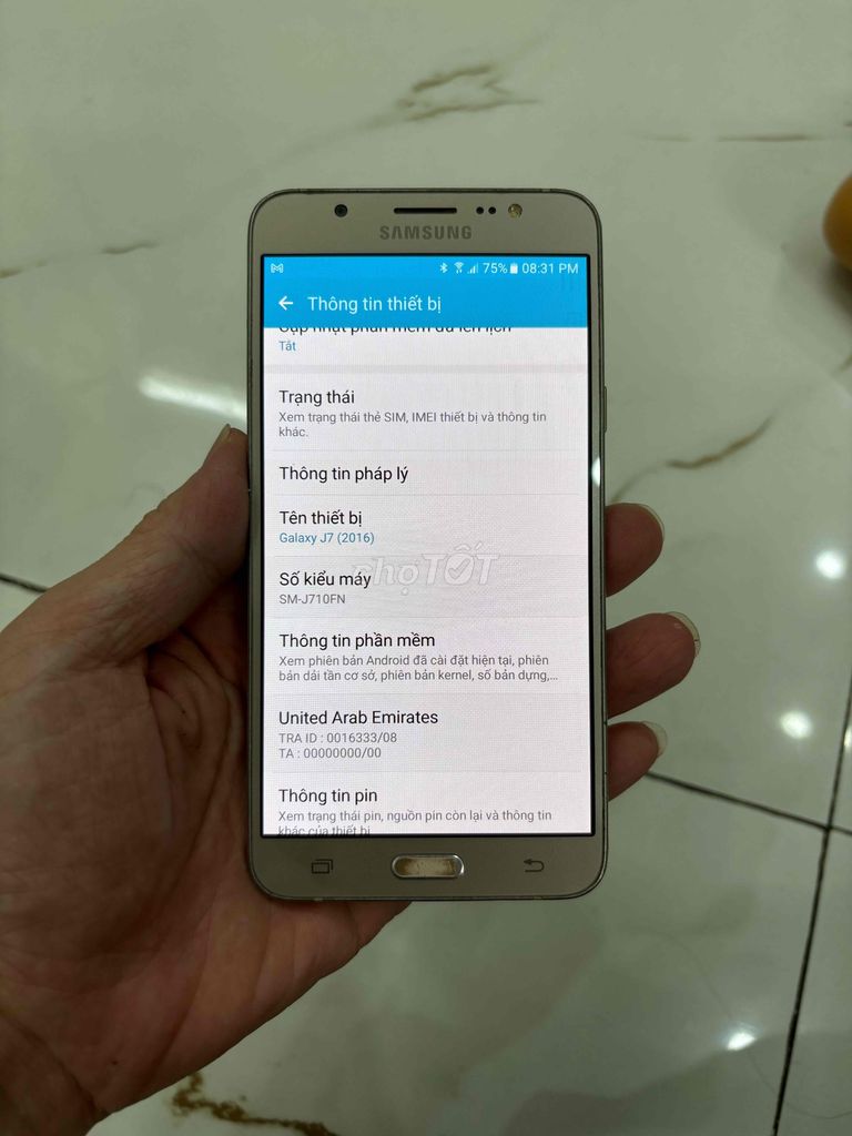 Bán Samsung J710 zin liệt home màn amoled. Mua bán Điện thoại tại Quận Hà Đông Hà Nội được đăng bởi Mạnh Mobile hình 1