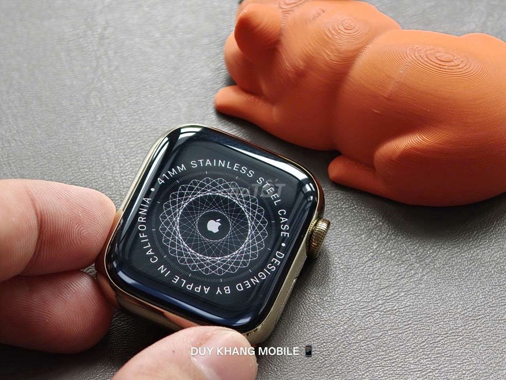 Apple Watch Seri 7 Size 41mm thép Gold Pin 99. Mua bán Thiết bị đeo thông minh tại Quận Ninh Kiều Cần Thơ được đăng bởi Lê Khang hình 1
