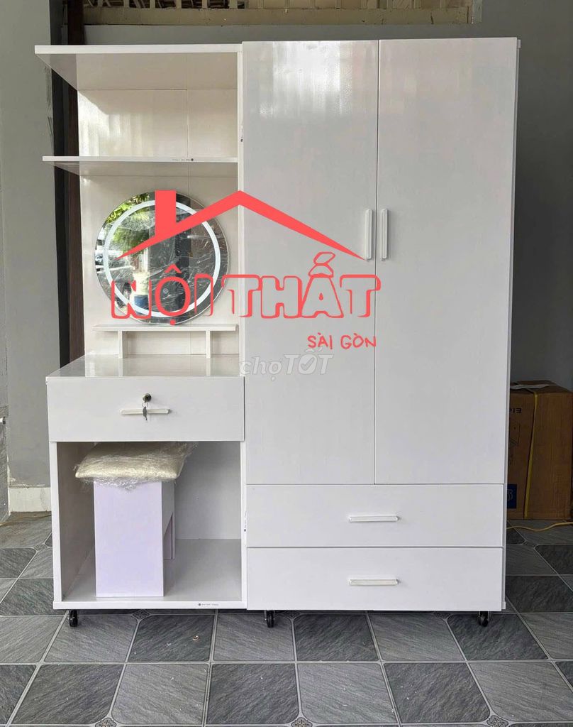 /Tủ quần áo%/Tủ quần áo%/Tủ quần áo% 1m8x1m45. Mua bán Tủ, kệ gia đình tại Huyện Đức Hòa Long An được đăng bởi Nội thất giá xưởng hình 1
