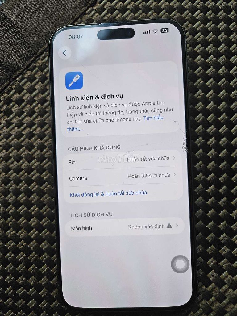 Apple iPhone 15 Pro Max 256GB Xám. Mua bán Điện thoại tại Thị xã Bến Cát Bình Dương được đăng bởi Ngọc Dũng hình 1