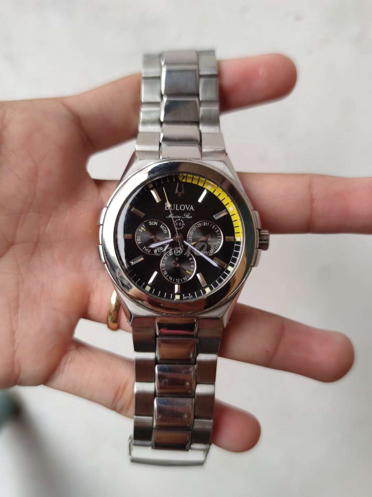 Bulova full 6kim đẹp 97% chạy chuẩn