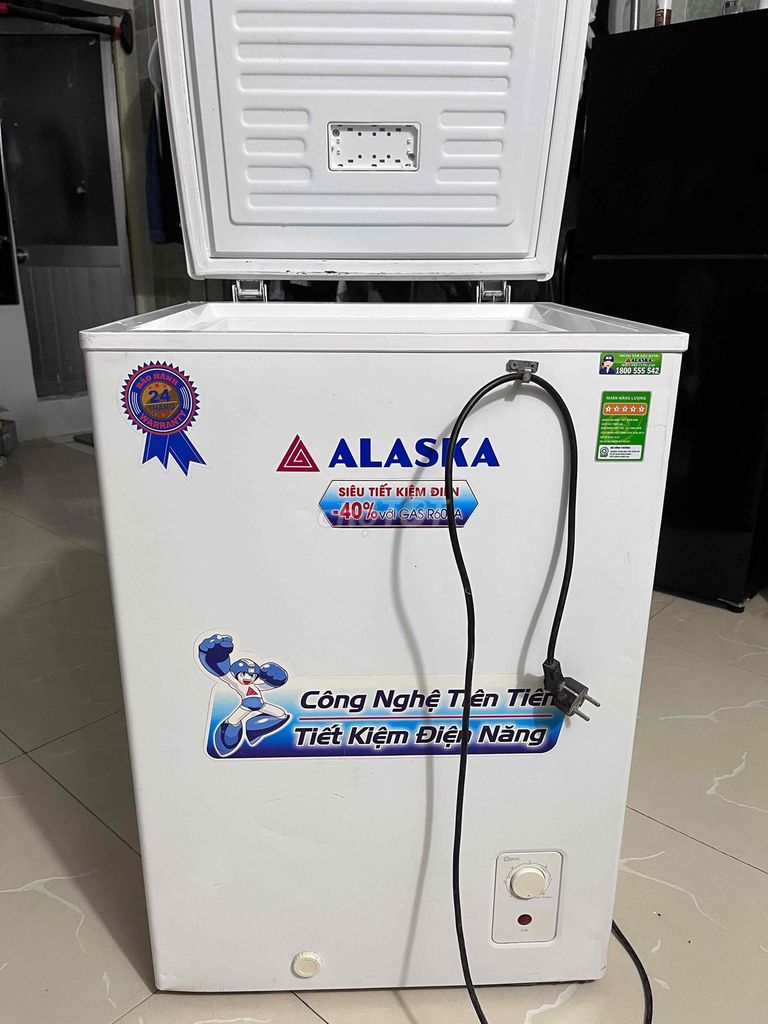 Tủ đông Alaska 100l Trắng. Mua bán Tủ lạnh tại Quận 8 Tp Hồ Chí Minh được đăng bởi Anh Khang hình 1