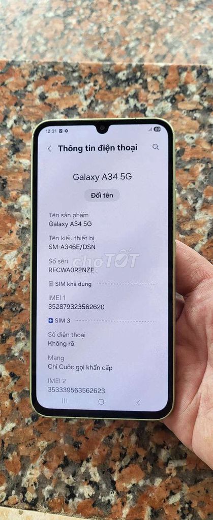 Samsung Galaxy A34 5G 128GB Xanh lá. Mua bán Điện thoại tại Huyện Cẩm Thủy Thanh Hóa được đăng bởi sony hình 1