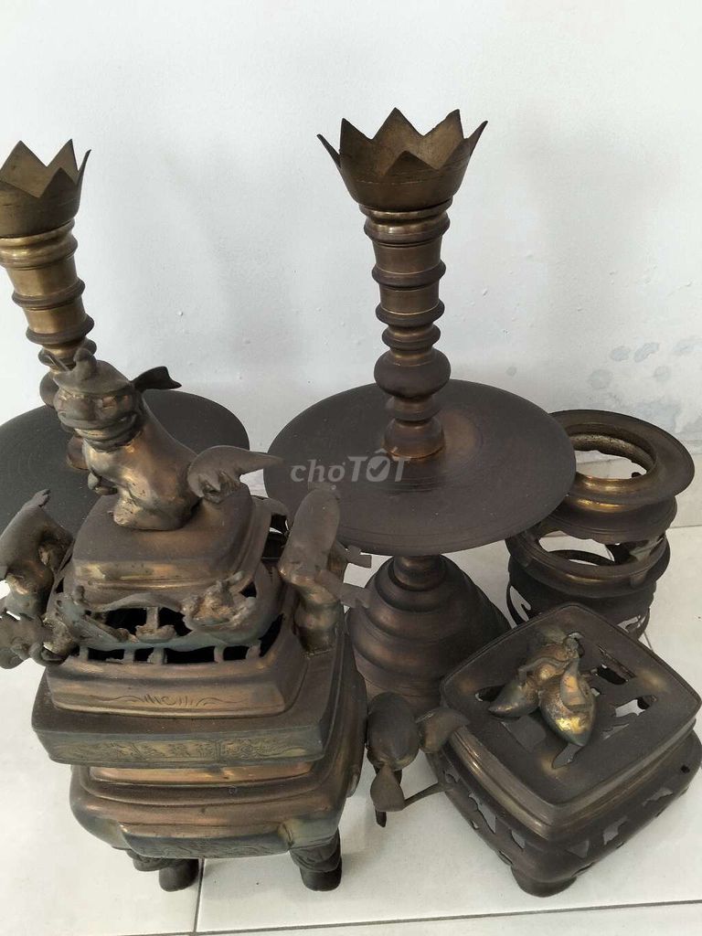 Đồ thờ cúng Đồng Cổ xưa Đồng cũ