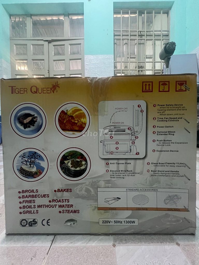 Lò nướng thủy tinh Tiger Queen AX-797LV 11L. Mua bán Bếp, lò, đồ điện nhà bếp tại Quận 1 Tp Hồ Chí Minh được đăng bởi Hội Đồ Điện Tử hình 1