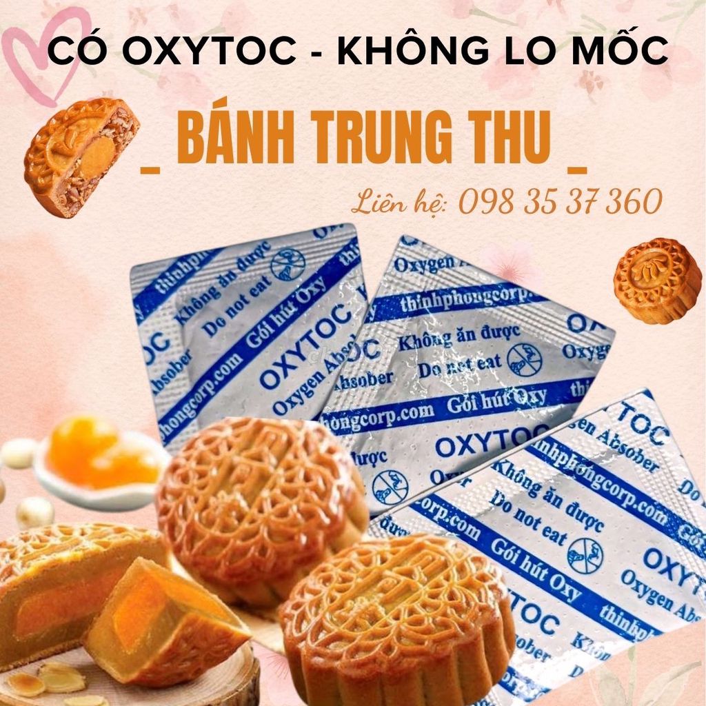 Gói hút oxy giữ bánh trung thu luôn tươi ngon. Dịch vụ tại Quận 12 Tp Hồ Chí Minh được đăng bởi Xuân Hút Ẩm hình 1