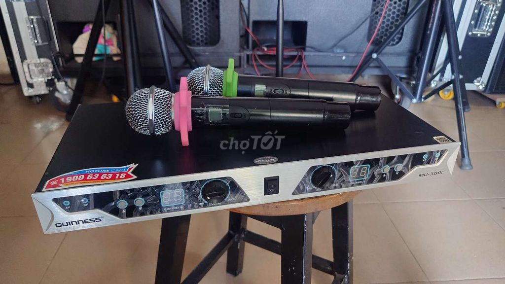 Micro không dây Guinness Mu-300i Đen. Mua bán Tivi, Âm thanh tại Quận Bình Thạnh Tp Hồ Chí Minh được đăng bởi Âm Thanh Đại Thiên Ân hình 1