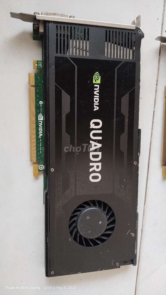 Card đồ họa NVIDIA Quadro K4000 Đen. Mua bán Linh kiện (RAM, Card...) tại Thành phố Thuận An Bình Dương được đăng bởi Lê Quốc Thịnh hình 1