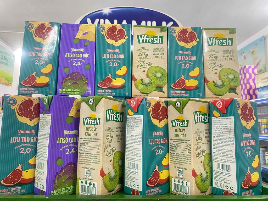 nước ép Vfresh hộp 1L