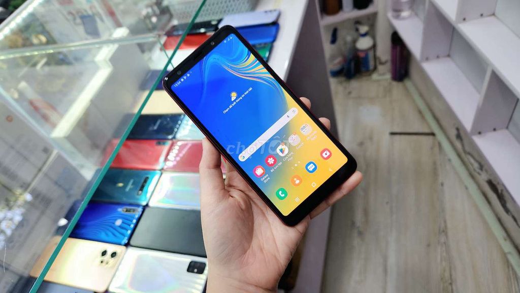 Samsung Galaxy A7 (2018) 64GB _4G. Mua bán Điện thoại tại Quận Ninh Kiều Cần Thơ được đăng bởi  HUYNH GHI hình 1