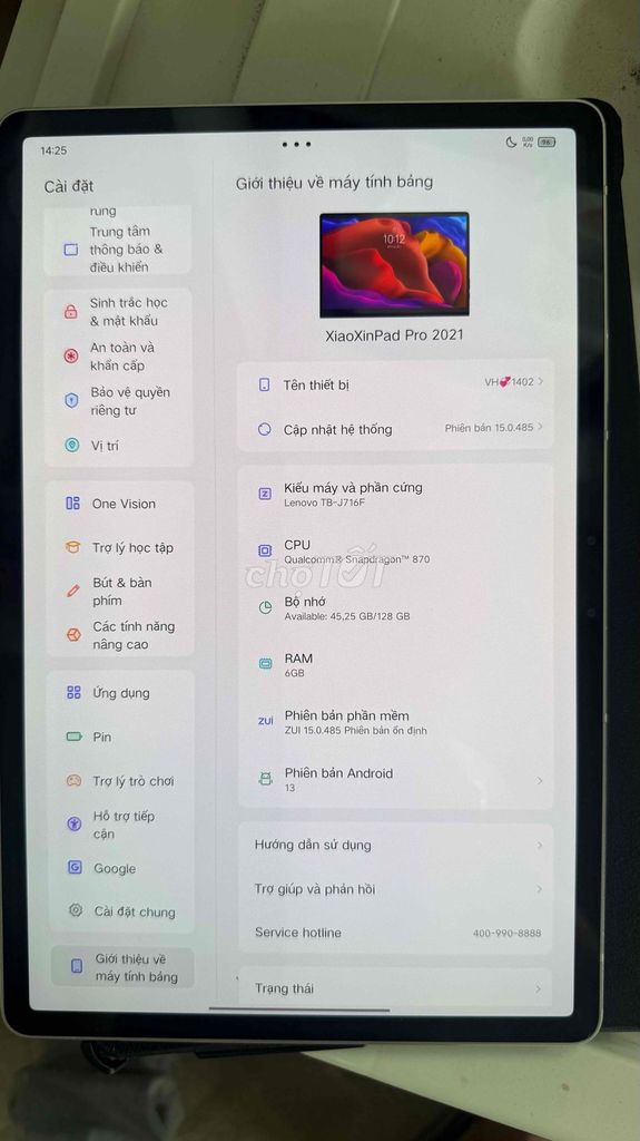 Lenovo màn Oled. Mua bán Máy tính bảng tại Thành phố Thủ Đức Tp Hồ Chí Minh được đăng bởi Xiaoping hình 1