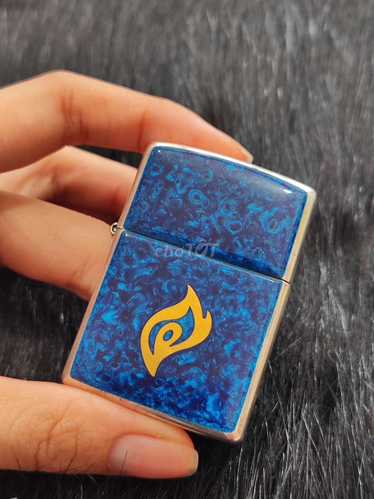 Zippo 2001 ốp 2 mặt