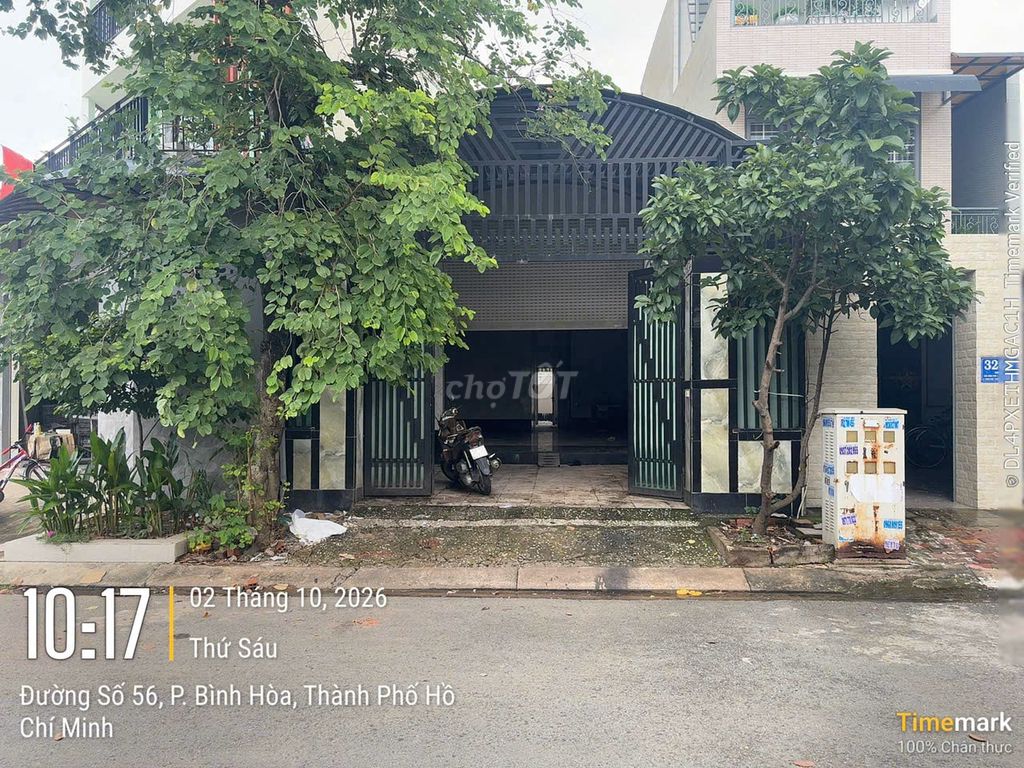 Bán lô đất 138m2 - tặng căn nhà 3PN - đường nhựa 10m - đường xe oto 