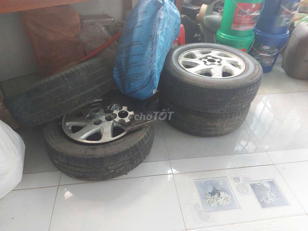 2 bộ mâm R15, 5 lổ ốc, hệ lổ 11cm. Mua bán Phụ tùng xe tại Huyện Cái Bè Tiền Giang được đăng bởi AN hình 4