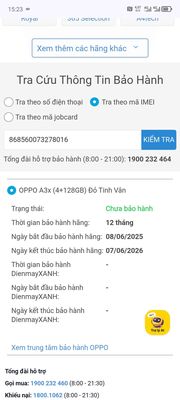 Oppo a3x 4/128 còn BH dài. Mua bán Điện thoại tại Quận Hoàn Kiếm Hà Nội được đăng bởi thu trần