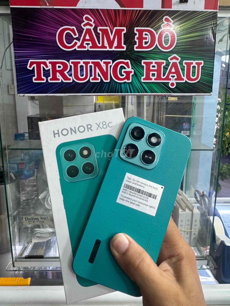 Honor X8c 8GB/256 như mới bảo hành lâu giá dể xài. Mua bán Điện thoại tại Quận Ninh Kiều Cần Thơ được đăng bởi CẦM ĐỒ TRUNG HẬU   hình 1