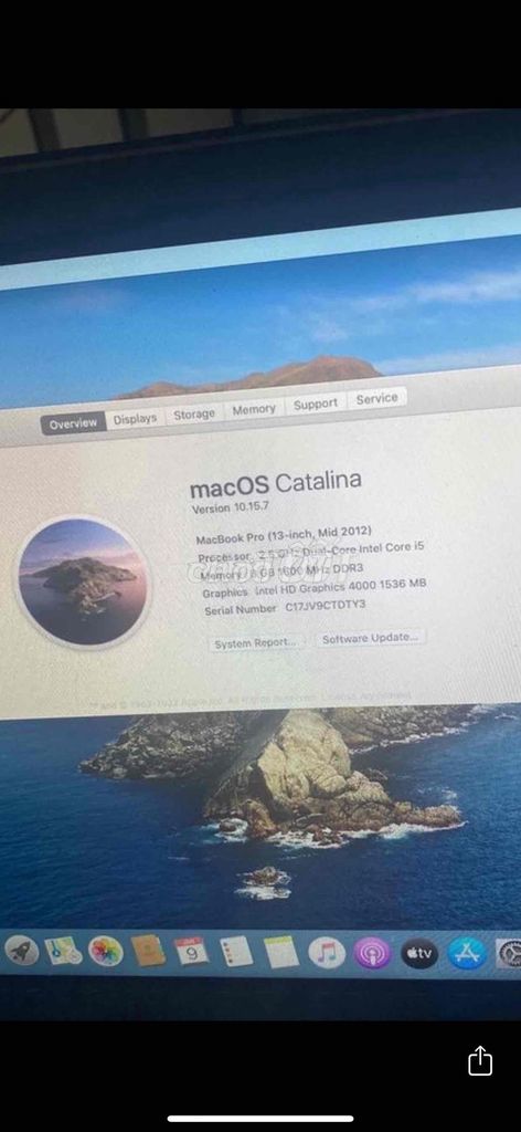 Apple MacBook Pro Mid 2012 13 inch 8GB. Mua bán Laptop tại Quận 7 Tp Hồ Chí Minh được đăng bởi Vũ hình 1