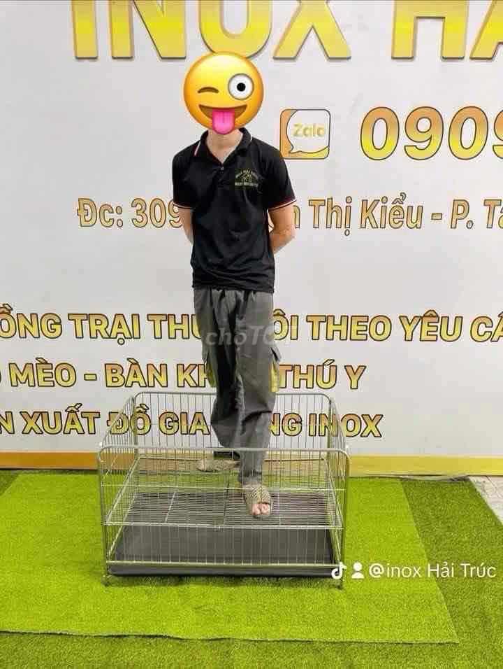 CHUỒNG INOX LẮP RÁP - SÀN NÂNG HẠ. Mua bán Phụ kiện, Thức ăn, Dịch vụ tại Quận 12 Tp Hồ Chí Minh được đăng bởi Thanh Trúc hình 6