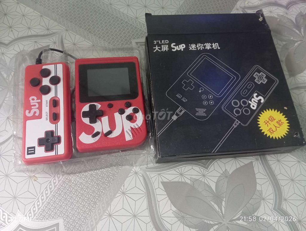 Máy chơi game Sup 3 inch Đỏ. Mua bán Thiết bị chơi game tại Quận Bình Tân Tp Hồ Chí Minh được đăng bởi Văn Vinh hình 1