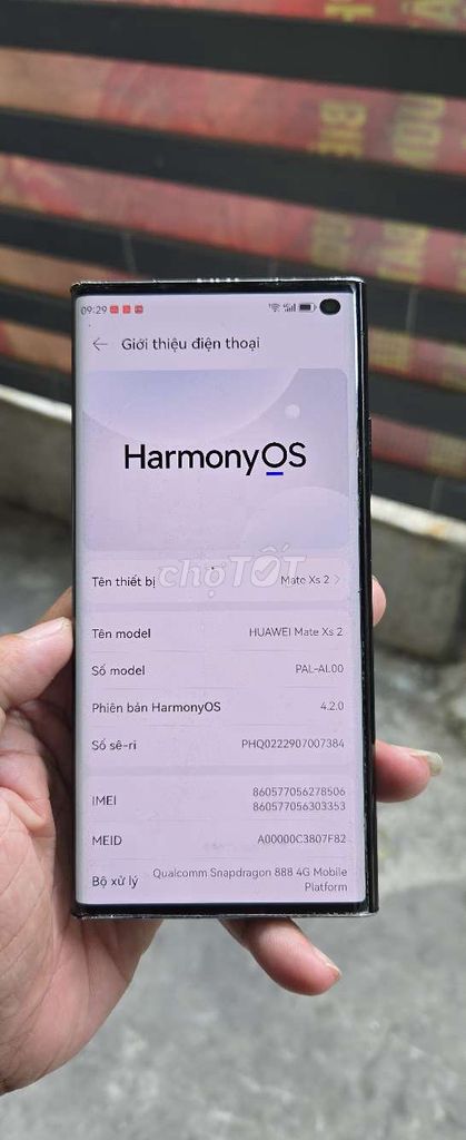 Huawei Mate Xs 2 256GB zin toàn bộ. Mua bán Điện thoại tại Quận 8 Tp Hồ Chí Minh được đăng bởi Thiên Hòa mobile  hình 1