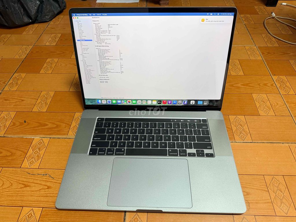 Macbook Pro 16 inch 2019 Core i9, RAM 32GB. Mua bán Laptop tại Quận 6 Tp Hồ Chí Minh được đăng bởi Ryan Huynh hình 1