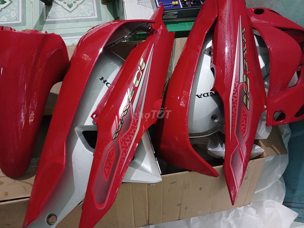 Bán lại dàn áo honda (không mũ đen) ware @ 2019. Mua bán Phụ tùng xe tại Huyện Vũng Liêm Vĩnh Long được đăng bởi Nguyễn Minh Tấn  hình 1