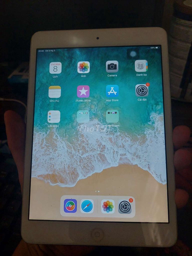Apple iPad mini 2 16GB Trắng. Mua bán Máy tính bảng tại Thành phố Nam Định Nam Định được đăng bởi Bình Minh hình 1