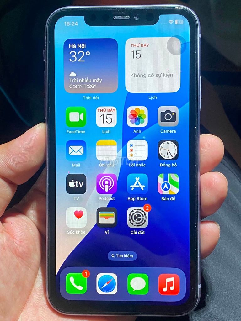 Apple iPhone 11 64GB Tím nhạt Đã sử dụng. Mua bán Điện thoại tại Quận 10 Tp Hồ Chí Minh được đăng bởi Hội Đồ Điện Tử hình 1