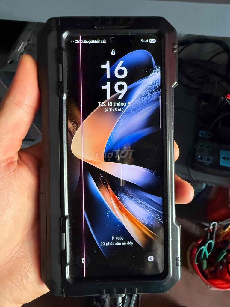 Samsung Galaxy Z Fold 4 256GB Đen Hỏng màn hình. Mua bán Điện thoại tại Quận Hoàng Mai Hà Nội được đăng bởi Dương Hưng hình 1
