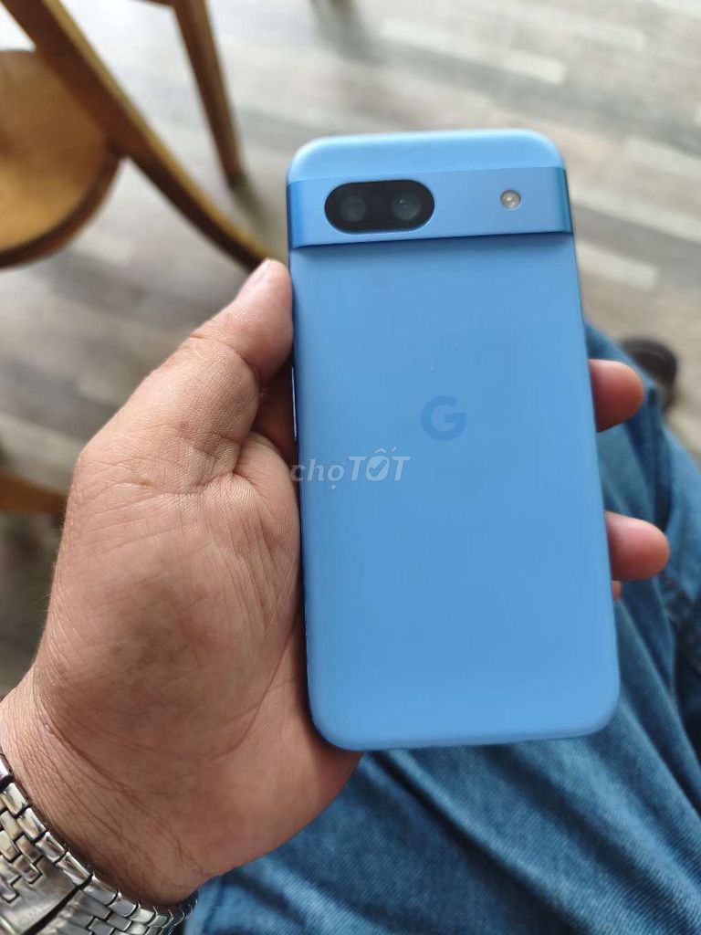 Google Pixel 8a 128GB Xanh 98.5%. Mua bán Điện thoại tại Huyện Tân Trụ Long An được đăng bởi câm đô giá cao hình 1
