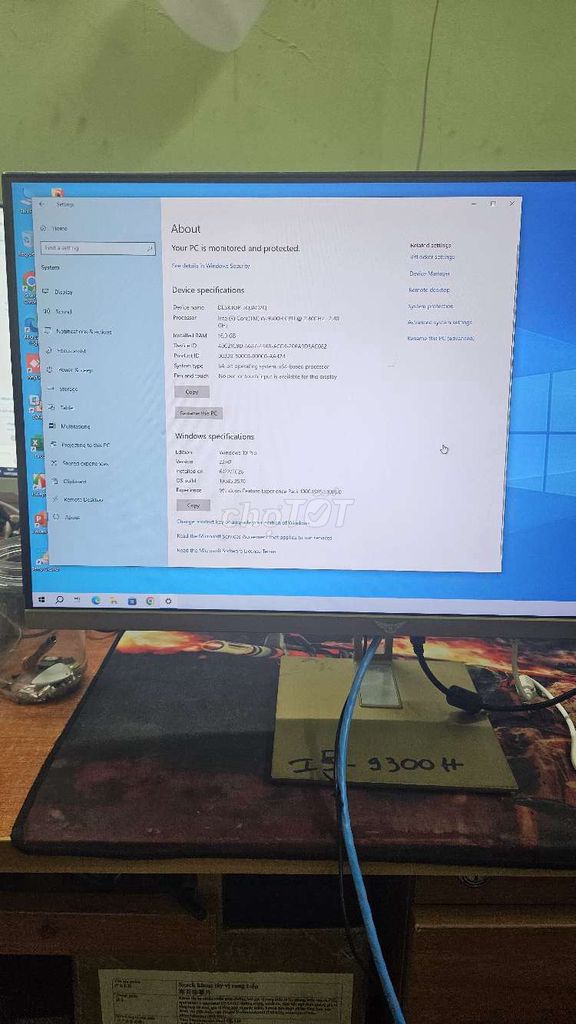 AIO i5-9300H 16GB. Mua bán Laptop tại Huyện Nhà Bè Tp Hồ Chí Minh được đăng bởi hoàng phúc hình 1