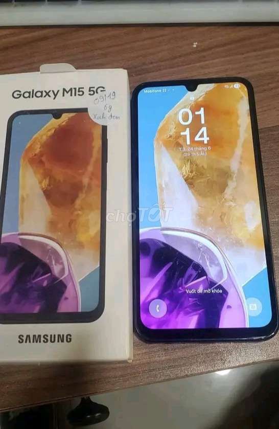 Samsung Galaxy M15 5G 6GB/128GB GL ip11. Mua bán Điện thoại tại Thành phố Sa Đéc Đồng Tháp được đăng bởi A2 hình 1