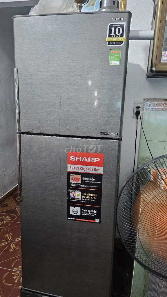 Tủ lạnh Sharp J-Tech Inverter 314 lít Xám. Mua bán Tủ lạnh tại Quận Liên Chiểu Đà Nẵng được đăng bởi Just coldbrew hình 1