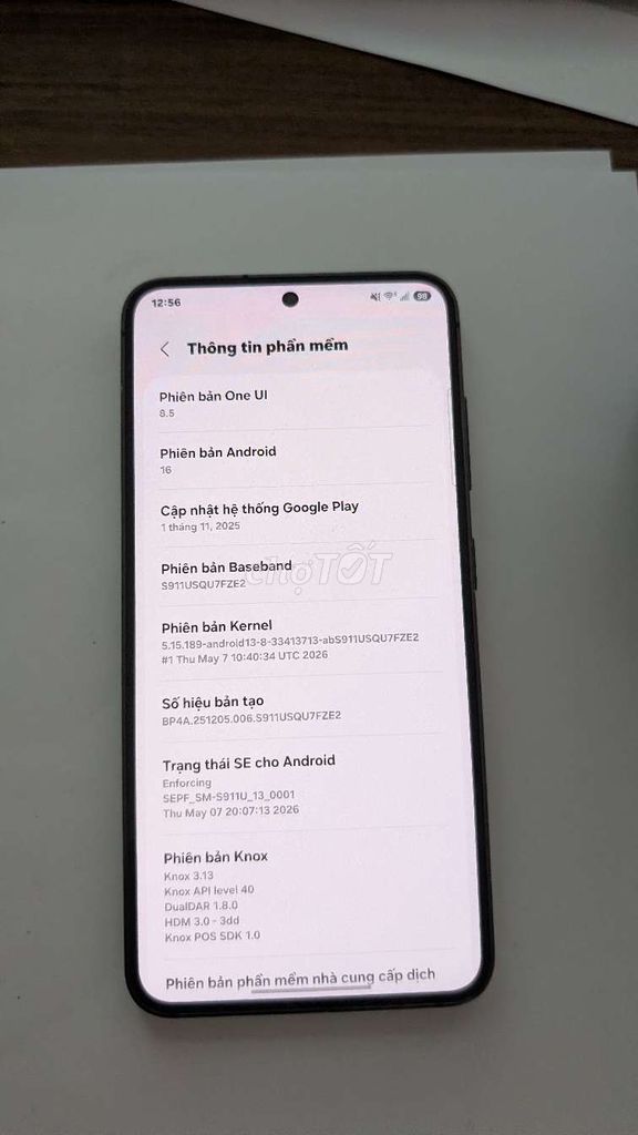 Samsung S23 Đen lock. Mua bán Điện thoại tại Quận Bắc Từ Liêm Hà Nội được đăng bởi Piter hình 1