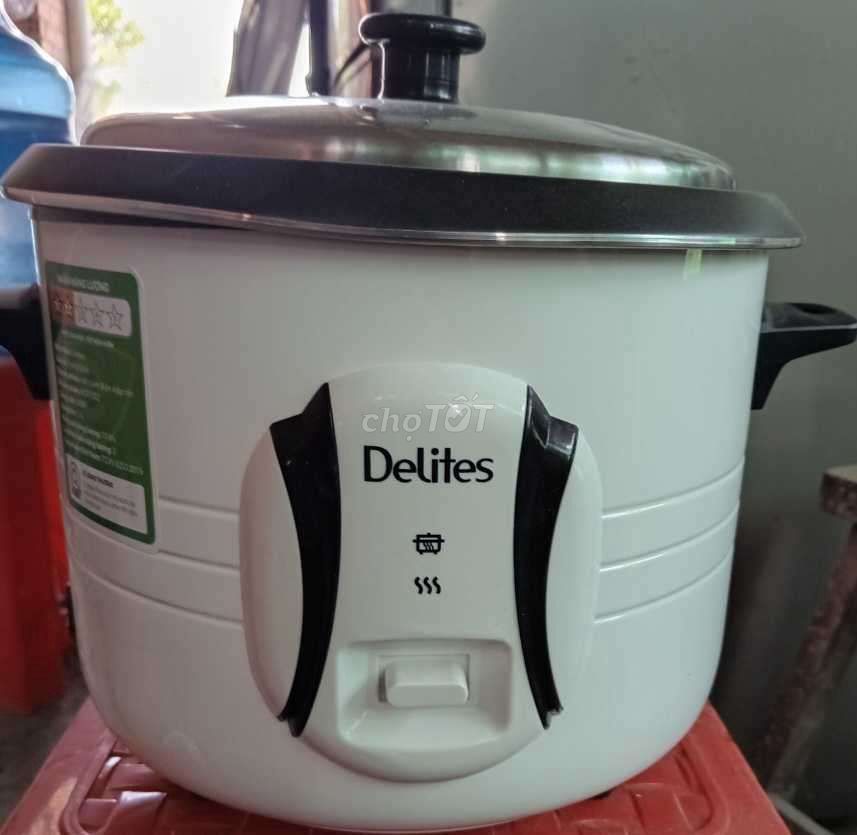 Nồi cơm điện Delites 1.5 lít Đã sử dụng. Mua bán Bếp, lò, đồ điện nhà bếp tại Thành phố Bến Tre Bến Tre được đăng bởi Tạp Hóa Online hình 1