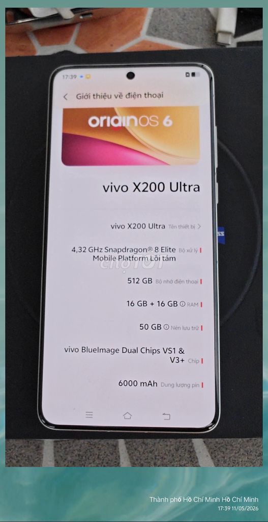 Vivo X200 Ultra 512GB Trắng. Mua bán Điện thoại tại Thị xã Tân Uyên Bình Dương được đăng bởi Tứ Nguyễn Đình hình 1