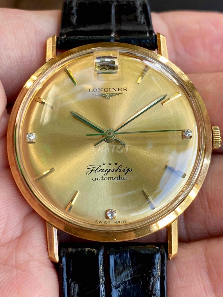 Vintage Longines Flagship auto Full Vàng Đúc 18k