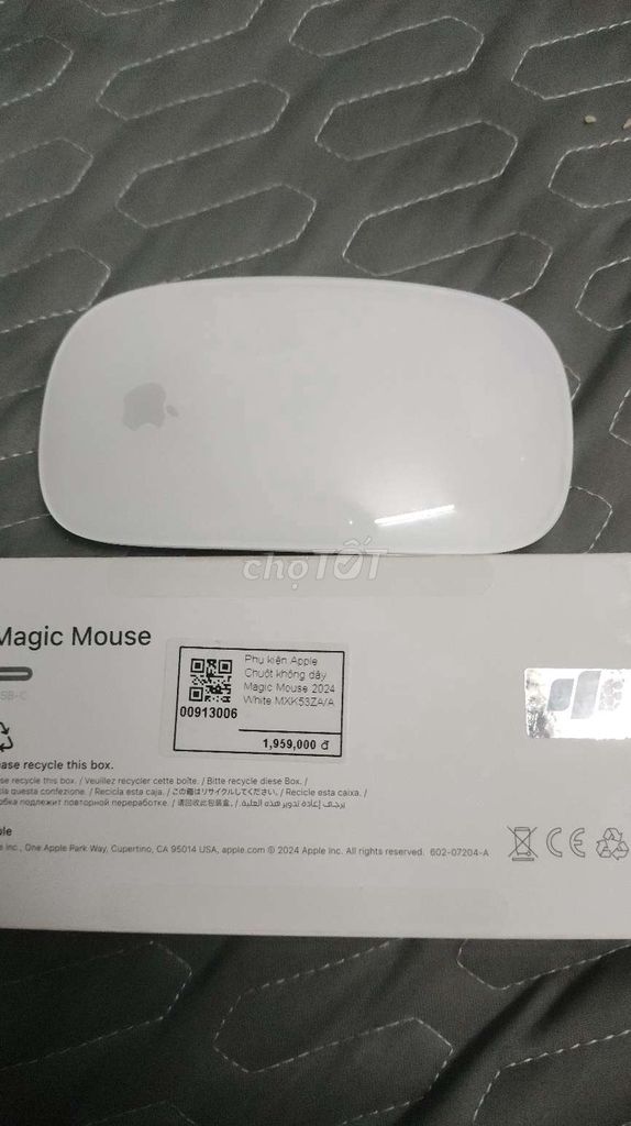 Chuột Apple Magic Mouse 2024 Trắng. Mua bán Phụ kiện (Màn hình, Chuột...) tại Quận Thanh Khê Đà Nẵng được đăng bởi long phan hình 1