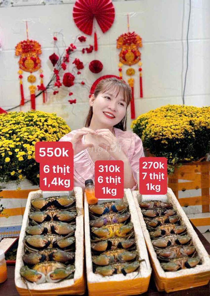 Cua Cà Mau 1kg 7 con. Mua bán Đồ ăn, thực phẩm và các loại khác tại Quận Gò Vấp Tp Hồ Chí Minh được đăng bởi Ht Vivian hình 1