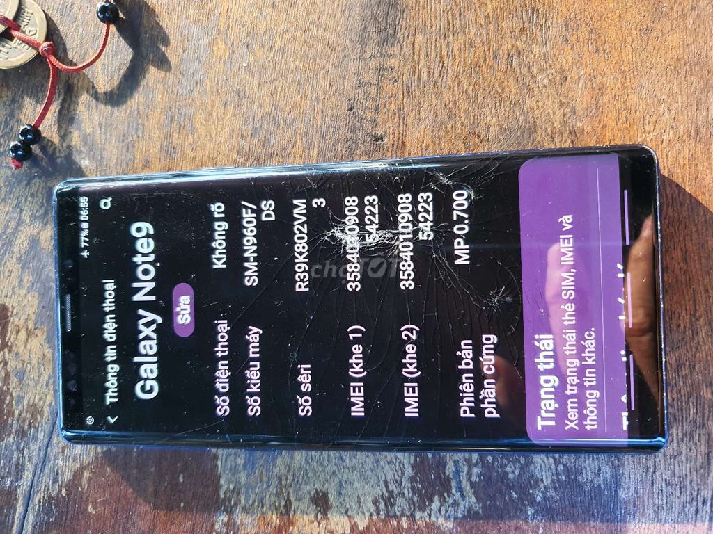 Samsung Galaxy Note 9 512GB Đen. Mua bán Điện thoại tại Thành phố Thủ Đức Tp Hồ Chí Minh được đăng bởi Victor Lê hình 1