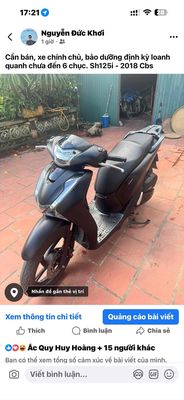 Sh 125 CBS 2018. Mua bán Xe máy tại Huyện Quế Võ Bắc Ninh được đăng bởi An Nhiên