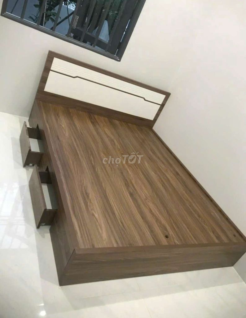 GIƯỜNG GỖ CÔNG NGHIỆP MDF 1M6 2M CÓ 2 HỘP KÉO . Mua bán Giường, chăn ga gối nệm tại Quận Phú Nhuận Tp Hồ Chí Minh được đăng bởi Tủ nhựa đài loan hoàng quân hình 1