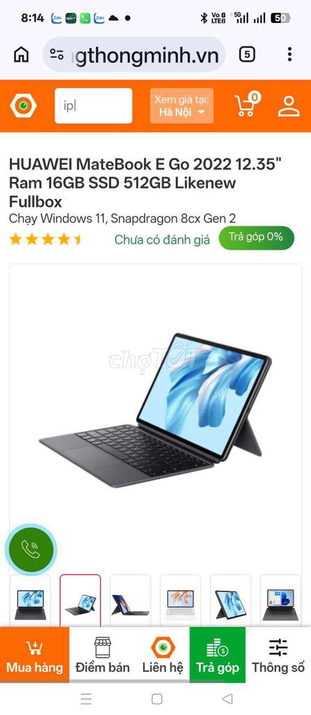 Huawei MateBook E Go 12.35 inch 16GB/512GB Đen. Mua bán Máy tính bảng tại Thành phố Biên Hòa Đồng Nai được đăng bởi nguyen van cận hình 1