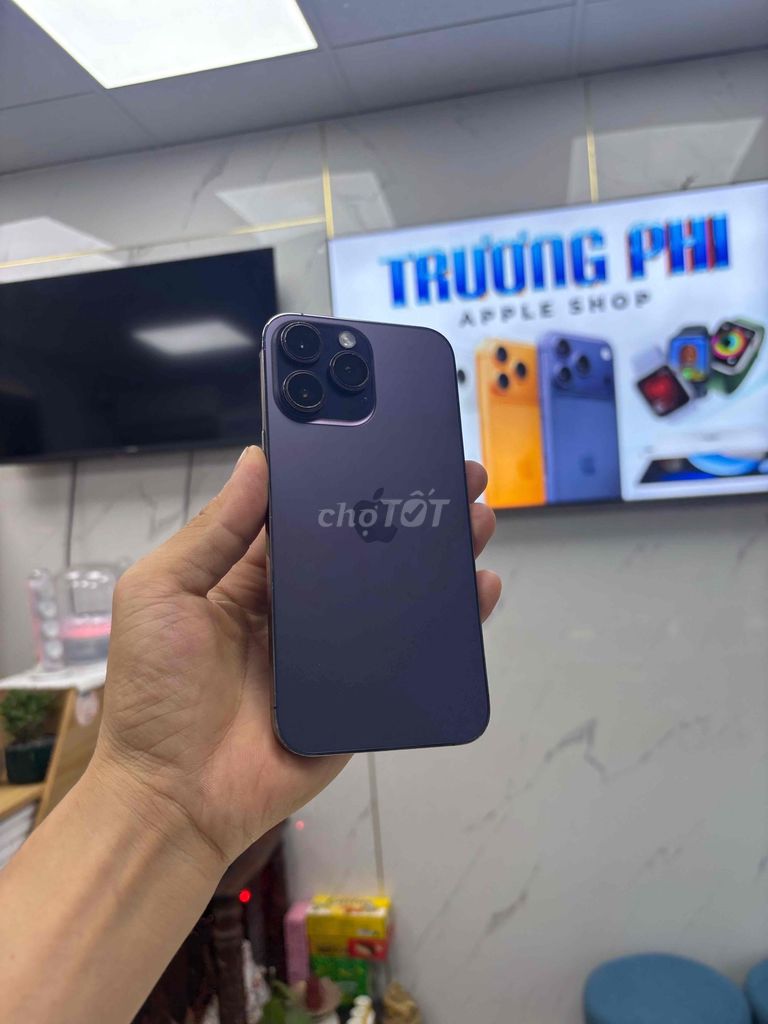 Apple iPhone 14 Pro Max 128GB Tím 100%. Mua bán Điện thoại tại Quận Sơn Trà Đà Nẵng được đăng bởi Diễm Diễm hình 1