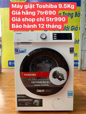 Thanh Lý Nhanh Máy giặt Toshiba 9.5Kg Trưng Bày