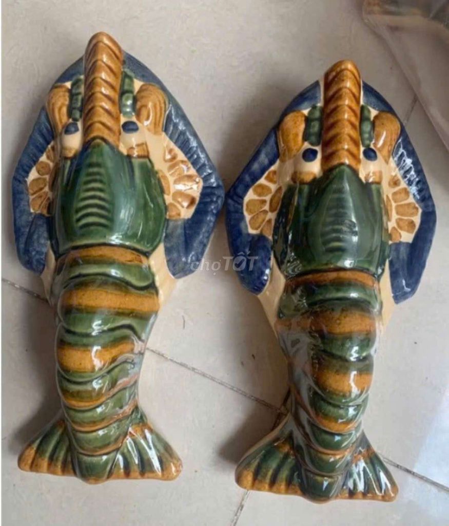 Tượng trang trí gốm sứ Tôm. Mua bán Đồ sưu tầm, đồ cổ tại Quận 5 Tp Hồ Chí Minh được đăng bởi Mr Gia Huy hình 1