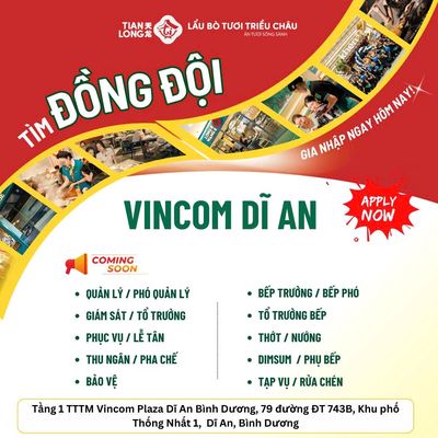 KHAI TRƯƠNG-TUYỂN 30 PHỤC VỤ/PHA CHẾ LƯƠNG TIP CAO